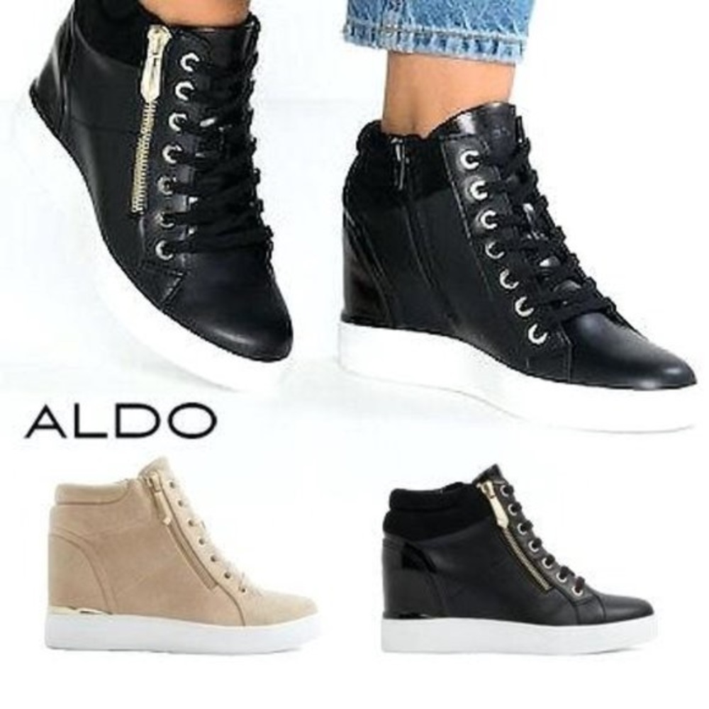 Super Cute ALDO Wedge Platform Sneakers!